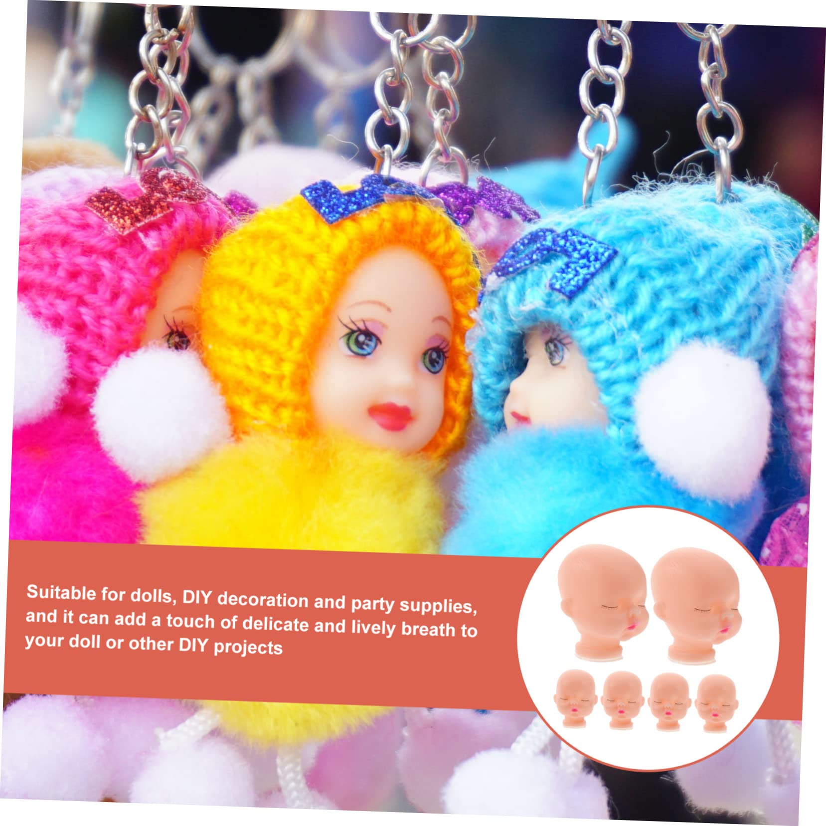 Amazon.co.jp: 30 個ビニール人形ヘッド bjd メイクアップ