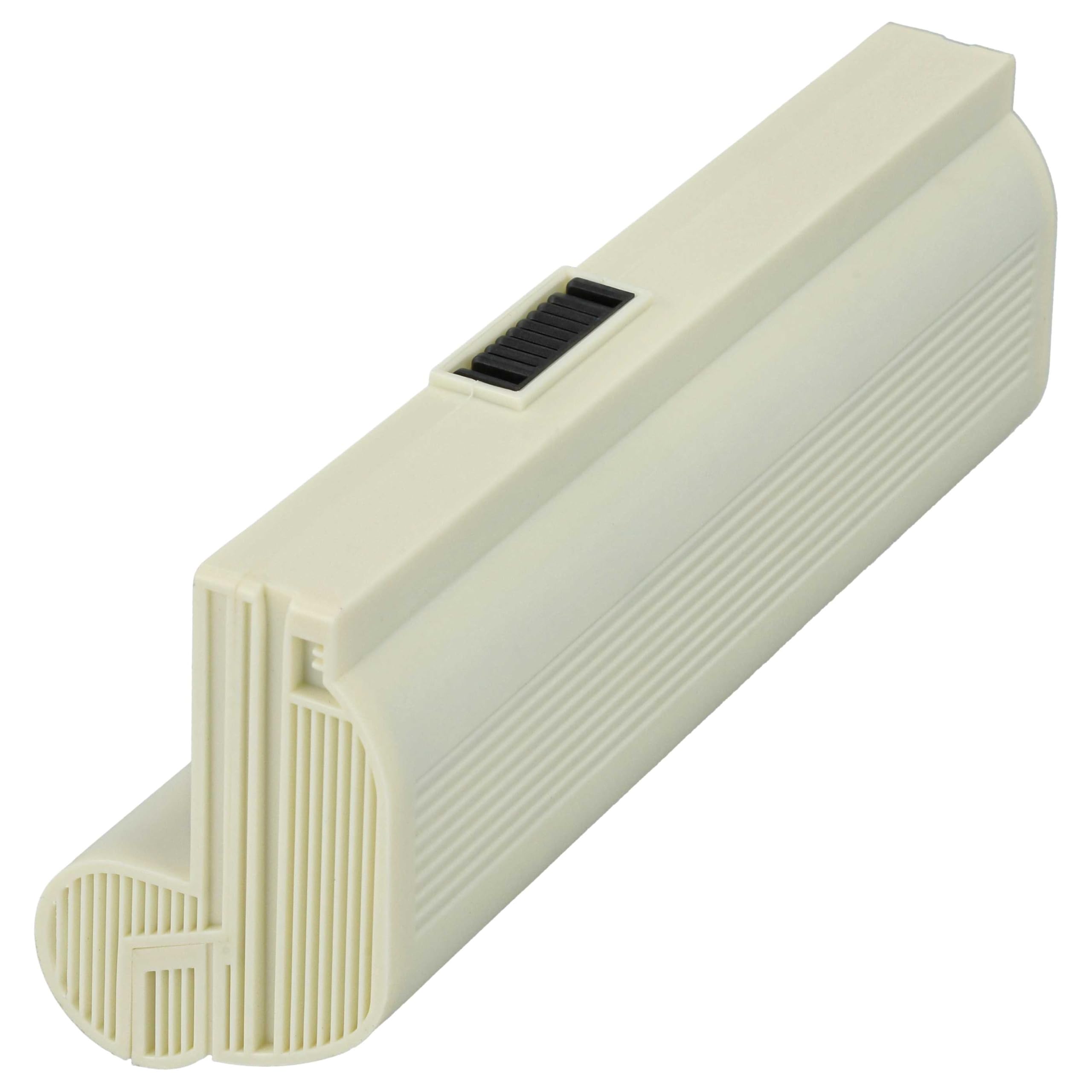 vhbw batteria compatibile con Asus Eee PC 1000H, 1000, 1000HA, 1000H Go, 901, 1000HG, 1000HE, 1000HD notebook (6600mAh, 7,4V, Li-Ion) - bianco