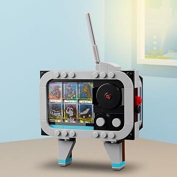 LEGO Creator Retro Camera 3’ in 1 Creative Toy Making Set, Birthday Gift (261 Pieces) with Television and Video Camera Model Options for Children Ages 31147-8 and Over