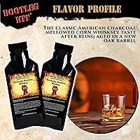 Vista 6 de Bootleg Kit™ kit de elaboración de whisky de Bourbon añejo, de Kentucky, con barril, Natural Oak