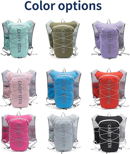 Miniatura 9 de Carey STEN Mochila hidratada, chaleco para correr, combinado con una bolsa de agua de 1.5 L, mochila de senderismo, adecuada para correr,