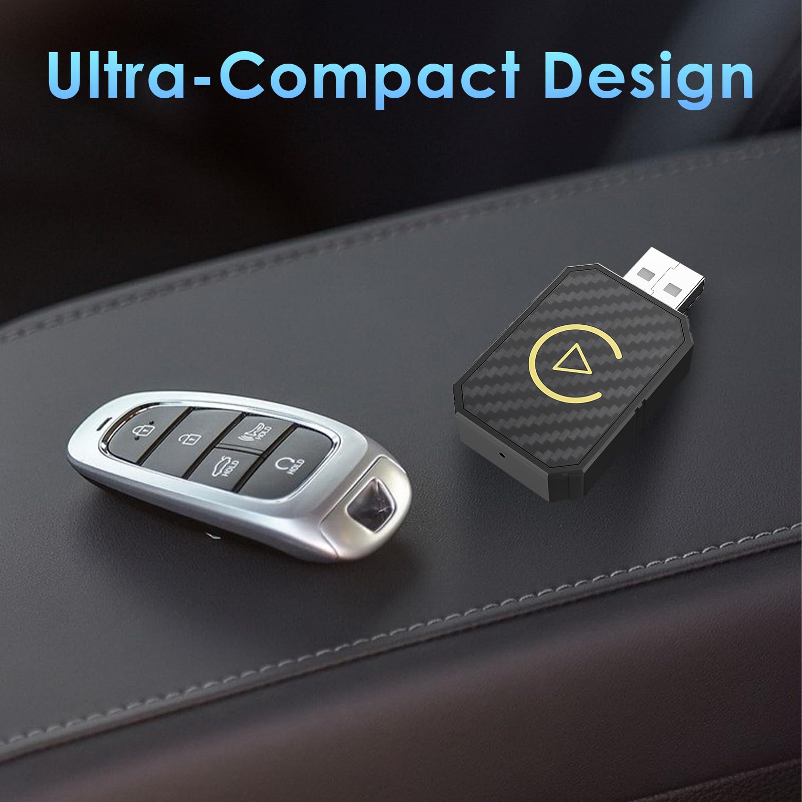 Adaptador inalámbrico para Android Auto & Carplay, Dispositivo inalámbrico 2 en 1 Que Convierte Android Auto/Carplay con Cable en inalámbrico para automóviles con AA y Carplay, USB C/A