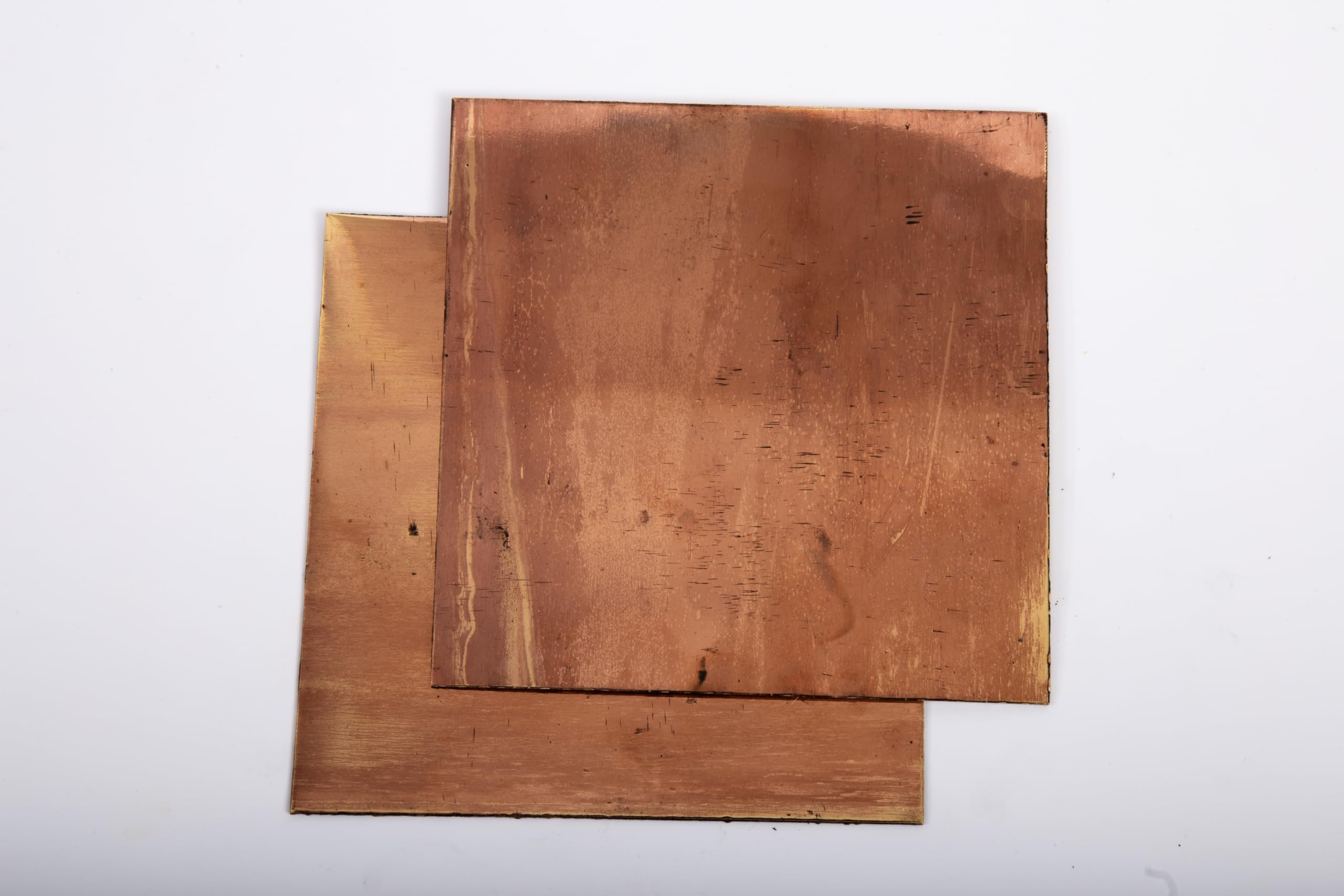 VAKOOBA 99% Pure Copper Sheet Metal Plate 1mm X 100 mm X 100 mm (4inch x 4 inch) 4