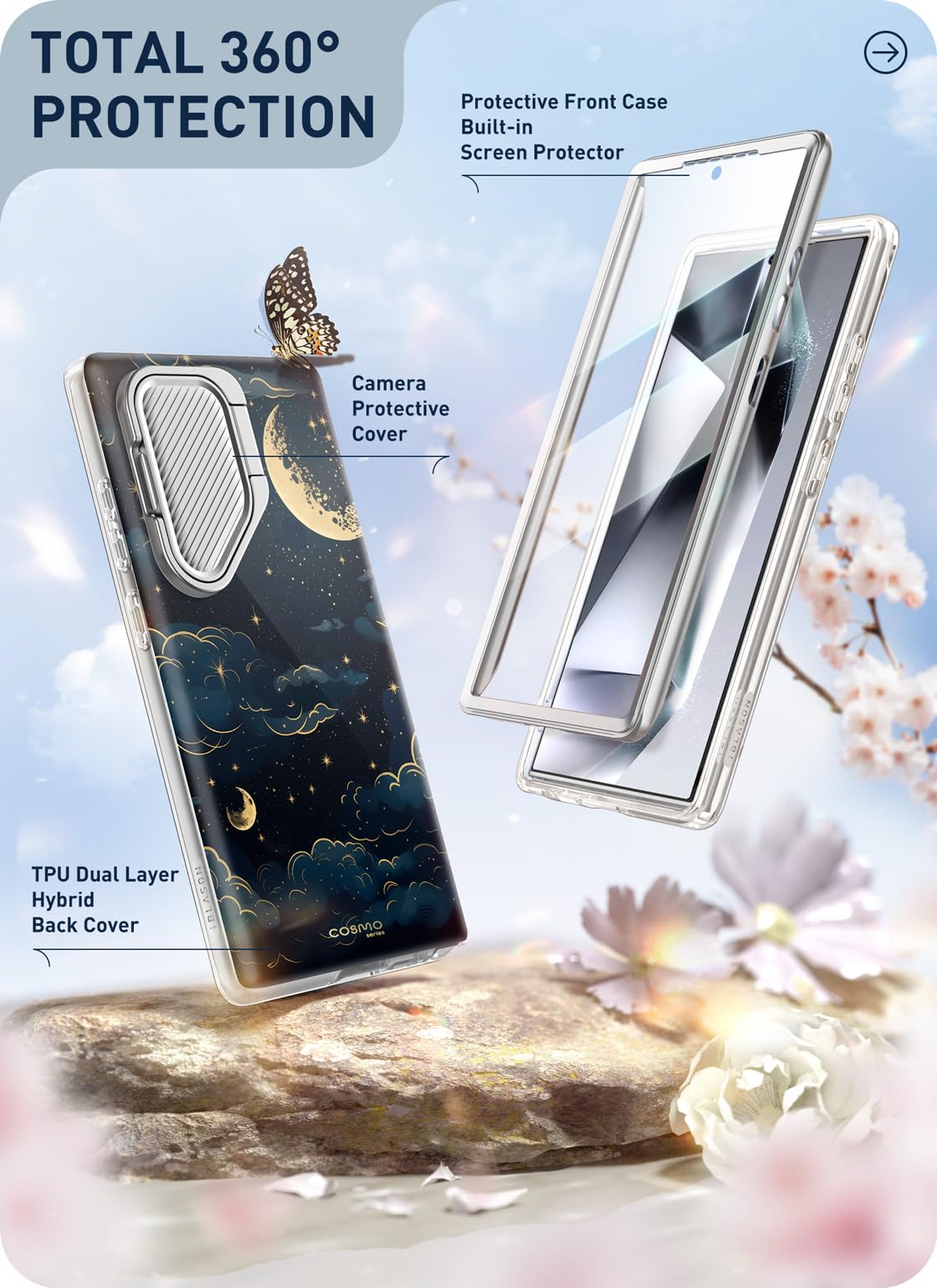 Amazon.com: i-Blason Cosmo for Samsung Galaxy S24 Ultra Case