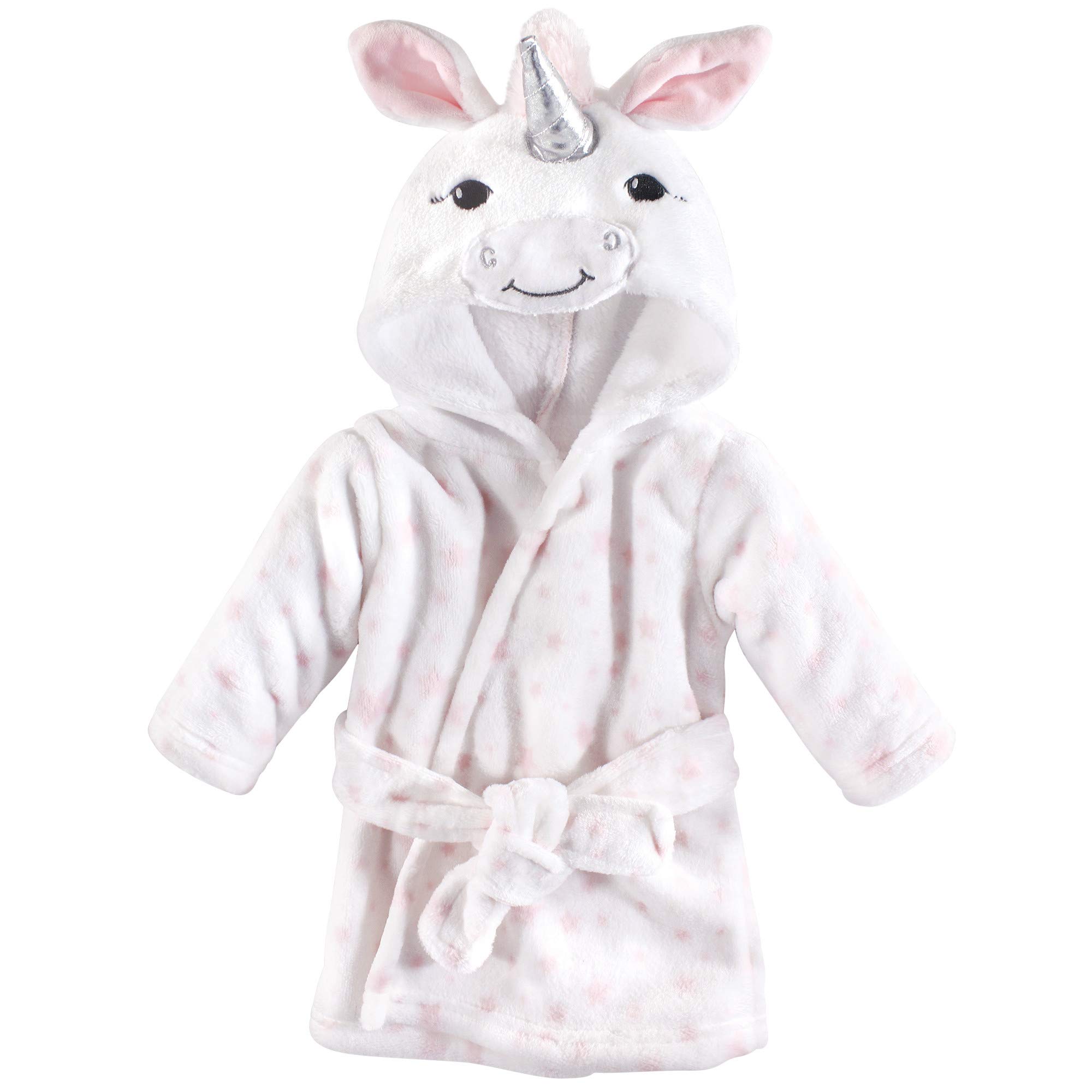 Hudson Baby Unisex Baby Plush Animal Face Bathrobe