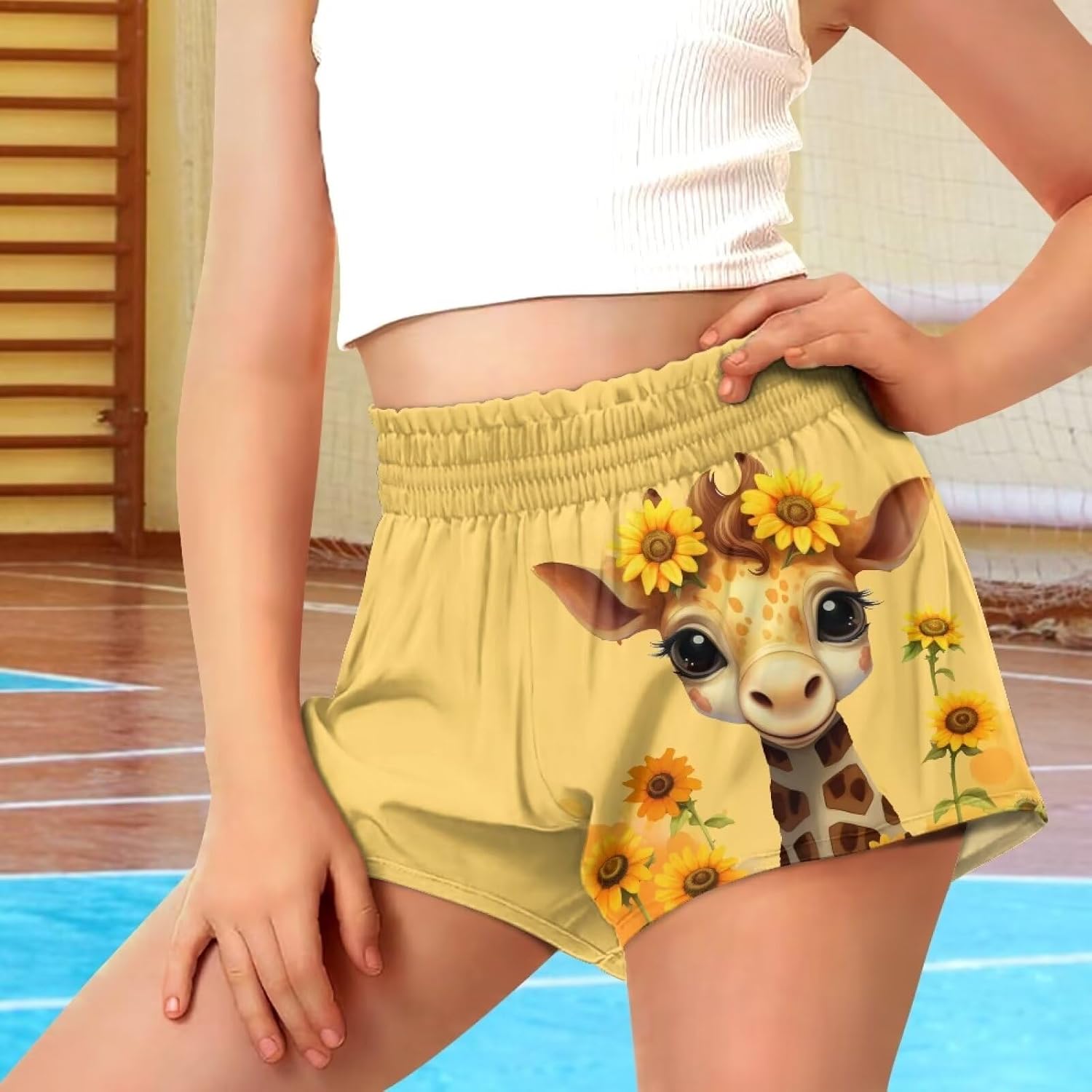 Girls Shorts Size 3-16 Years Old for Kids Active Athletic Dance Skirts