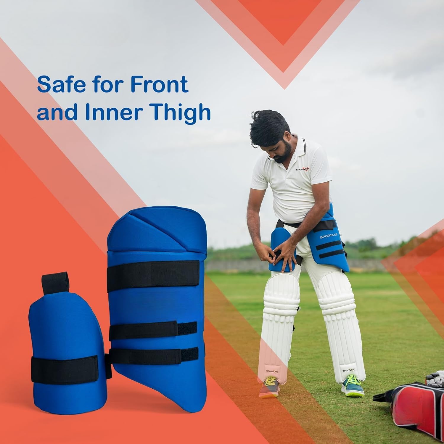 Cricket Lycra Thigh Guard Pad Set for Adult and Youth for Lower Body Protection