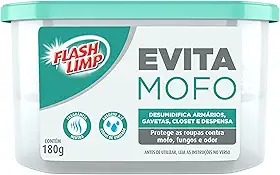 Flash Limp - Evita Mofo Para Armários Guarda Roupa 180g - AMO1881