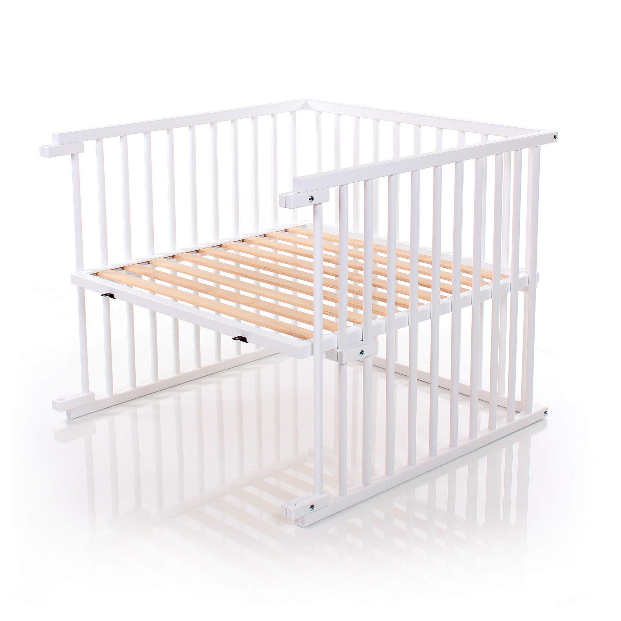 babybay cot Conversion Suitable for Model Maxi and Boxspring, White Varnished