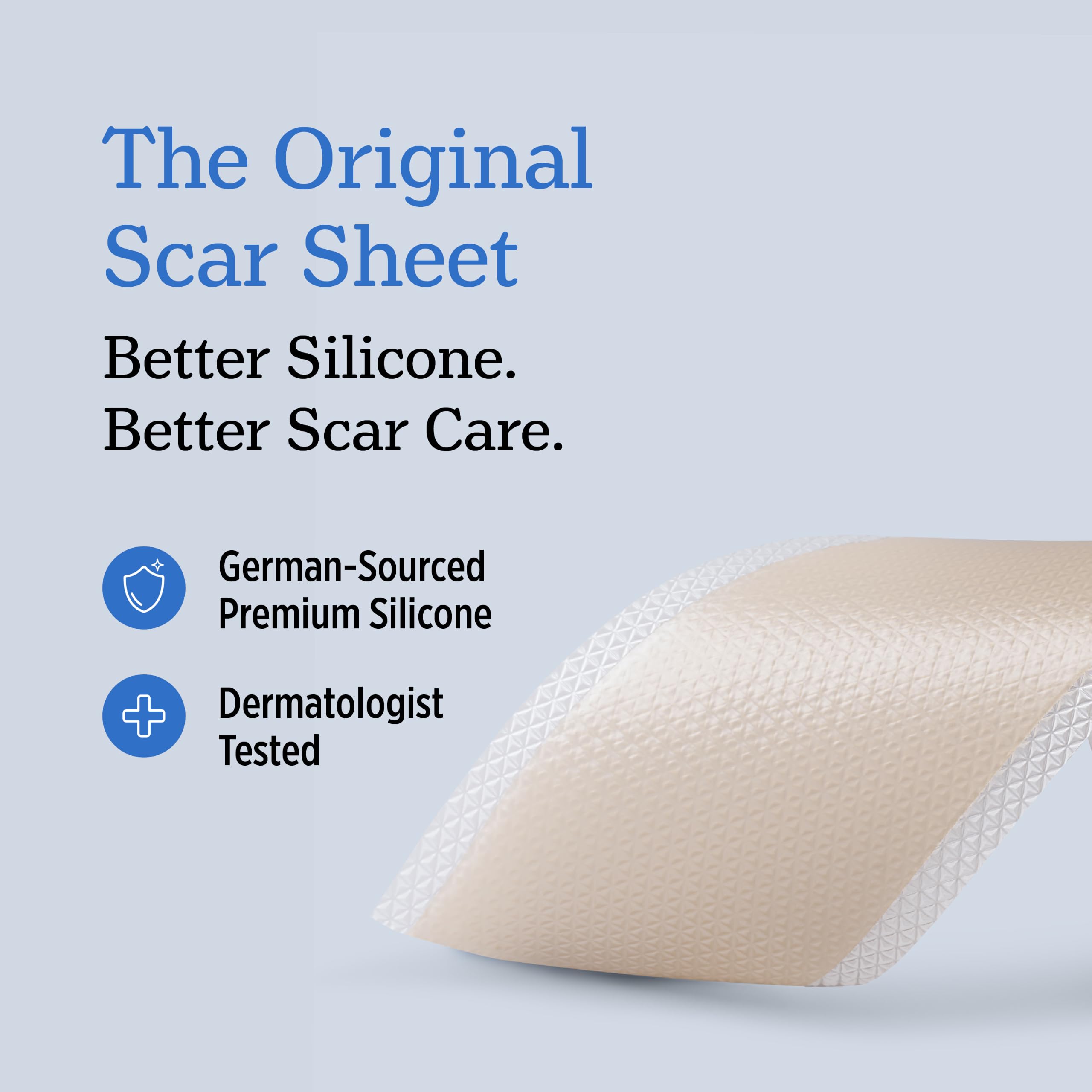 NUVADERMIS Silicone Scar Removal Sheets - Keloid, C Section, Post Surgery & Acne Scars Treatment-2 Month Supply - Silicon Soft Long Strips & Sheets 5.7" x 1.57" - Healing Alternative to Gel, Tape etc — Amazon image 2