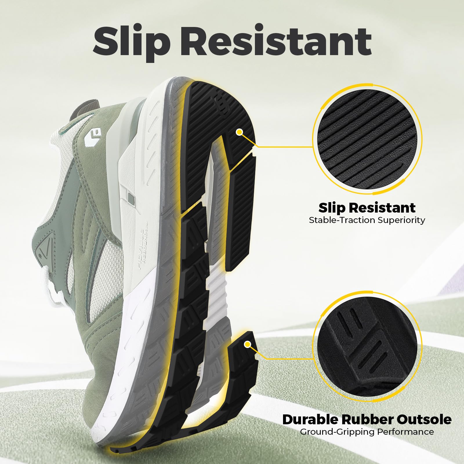 FitVille Scarpe da Ginnastica Donna Larghezza Ampia, Comode per Camminata e Jogging - Leggere Scarpe Sportive Fitness per Piedi Larghi