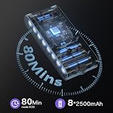 Aodebiao V16 Aspirateur Balai sans Fil 55Kpa/600W/80Mins, Aspirateur sans Fil Puissant, Écrans Tactiles LED, Mode Automatique, Brosse Anti-Emmêlement pour Tapis, Sols Durs et Poils d'animaux - 4