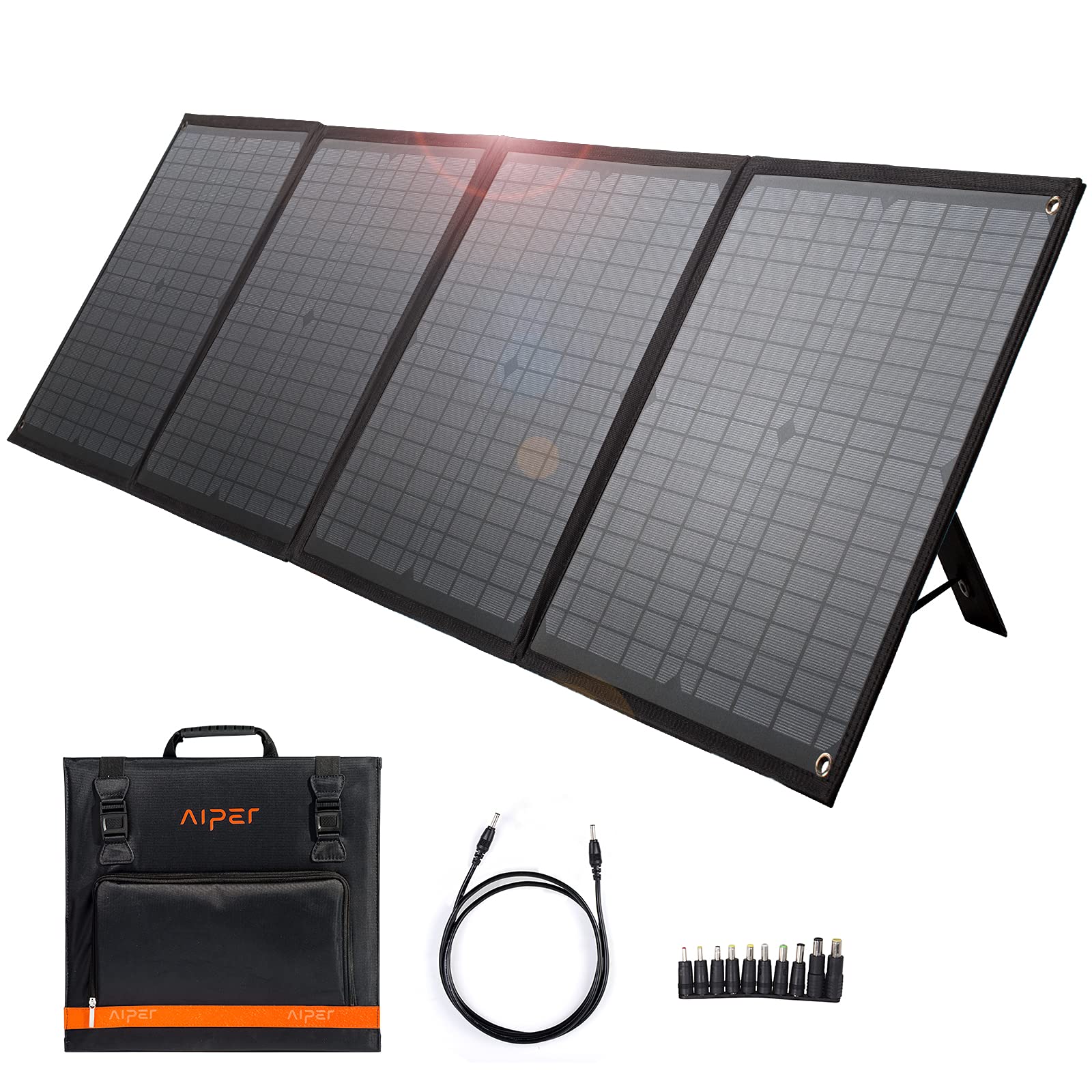 Buy AIPER Portable Solar Panel 60W for Suaoki/Jackery/Goal Zero Yeti/Rockpals/Paxcess Portable