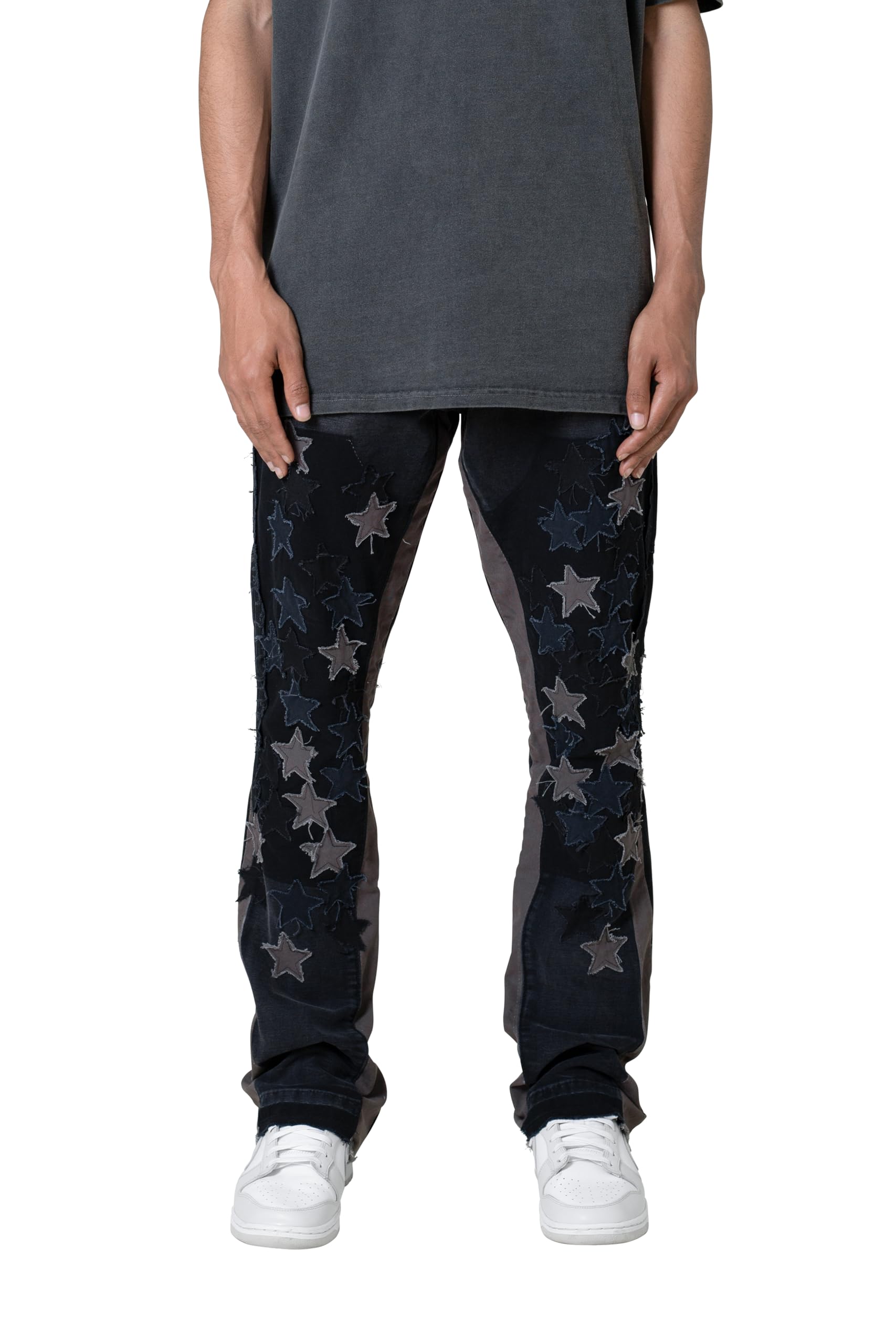 AFB 結ぼ Studs Star Flare Denim M