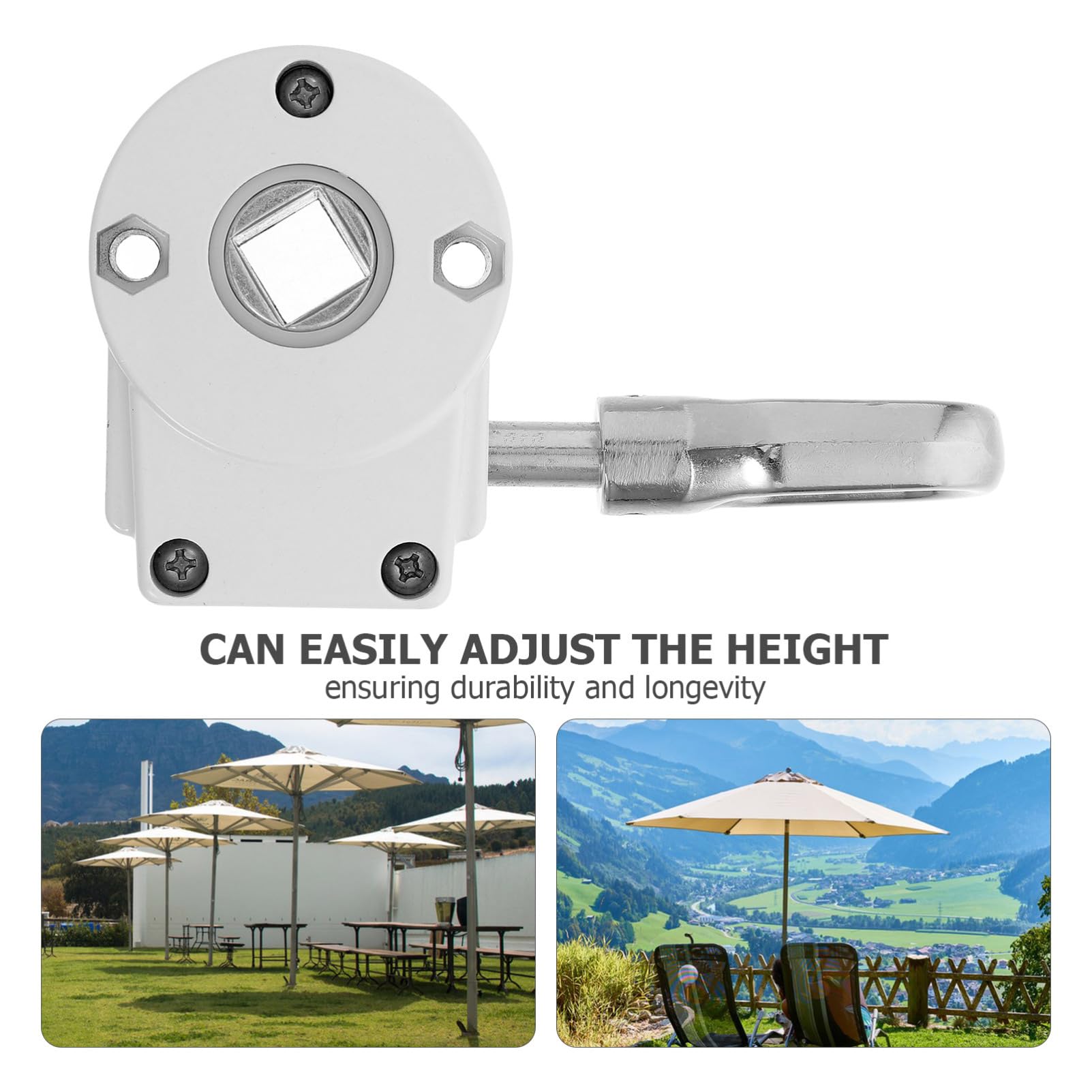 Yardwe Pièces et Accessoires pour Store Banne Manivelle en Alliage D'aluminium et Acier, Engrenage Robuste Compatible Polyvalent pour Auvent Extérieur de Balcon