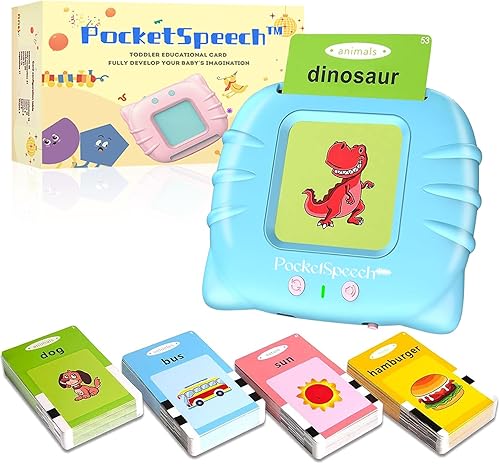 Miniatura 1 de Pocket Speech 224 Sight Word Talking Tarjetas Flash para ver y decir acelerar que tu hijo aprende a hablar, juguetes de terapia del habla para niños