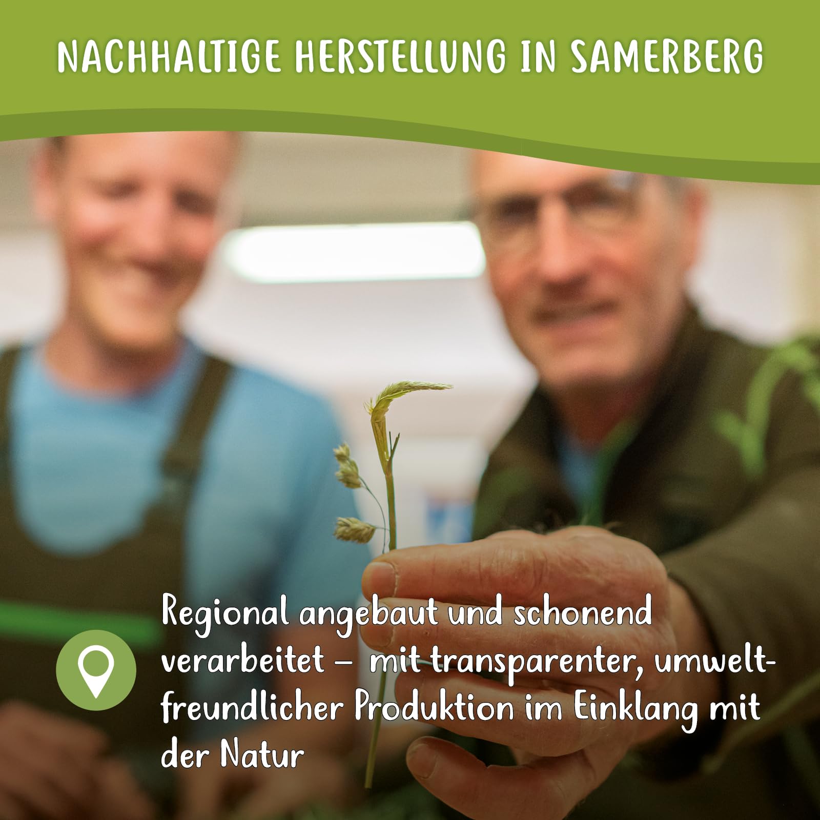 Samerberger Wiesenheu 4 kg – staubarmes, luftgetrocknetes Heu für Kaninchen & Meerschweinchen – regionale Gräser- und Blütenmischung aus Bayern – handverpackt & ohne chemische Zusätze (3)
