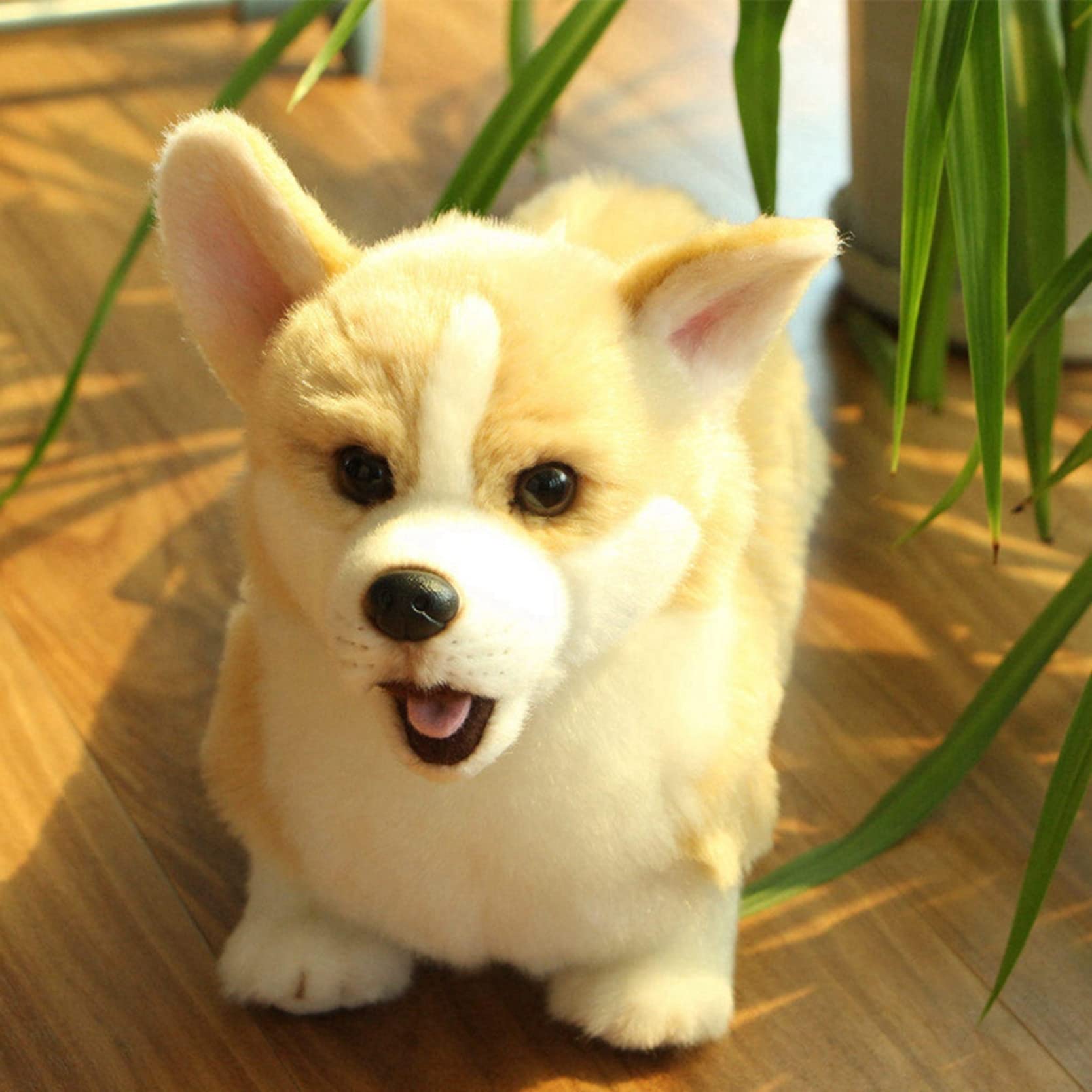 Amazon.co.jp: コーギーぬいぐるみ リアル おきもの 犬 ドッグ