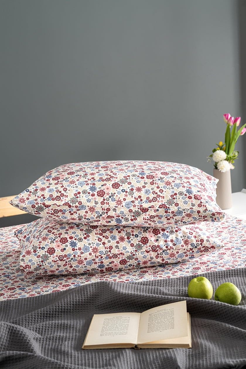 Soley Liberty 2'li Yastık Kılıfı, Bordo