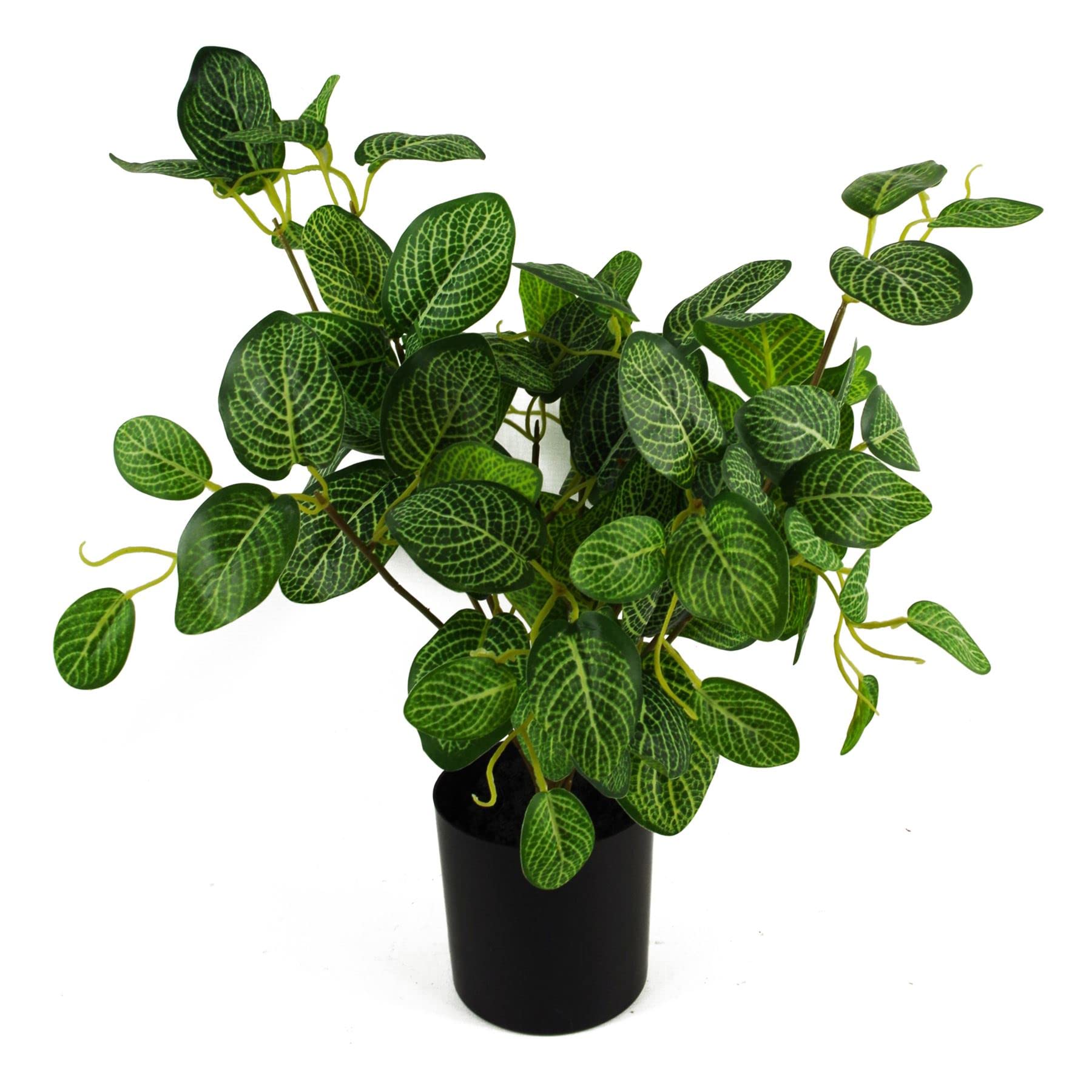 Leaf Design UK Realistic Large Artificial Foliage Plant with Pot, Pothos, 40cm