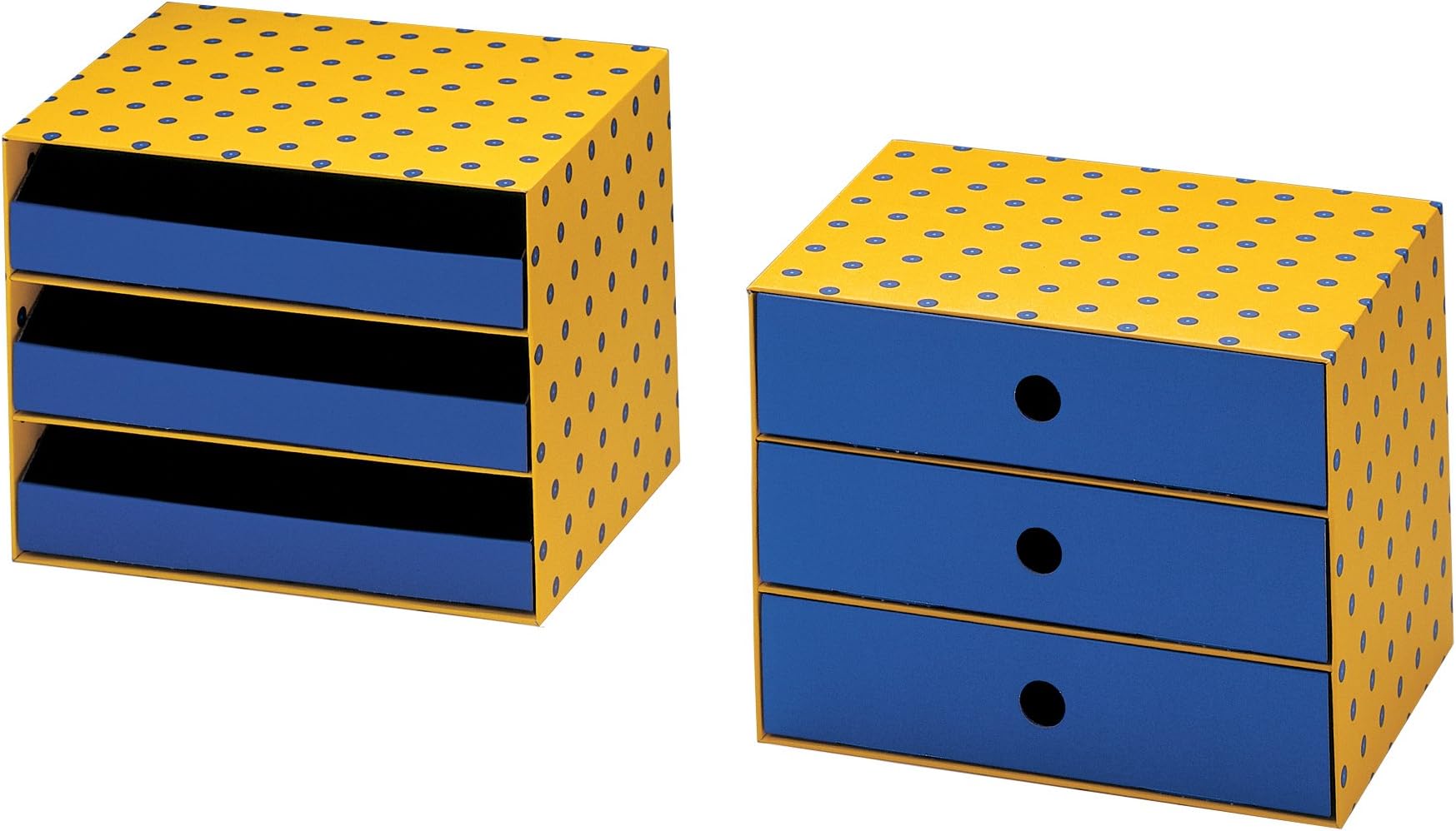 Nips A4 32 x 24.5 x 24.5cm Spot Drawer Box - Multicoloured