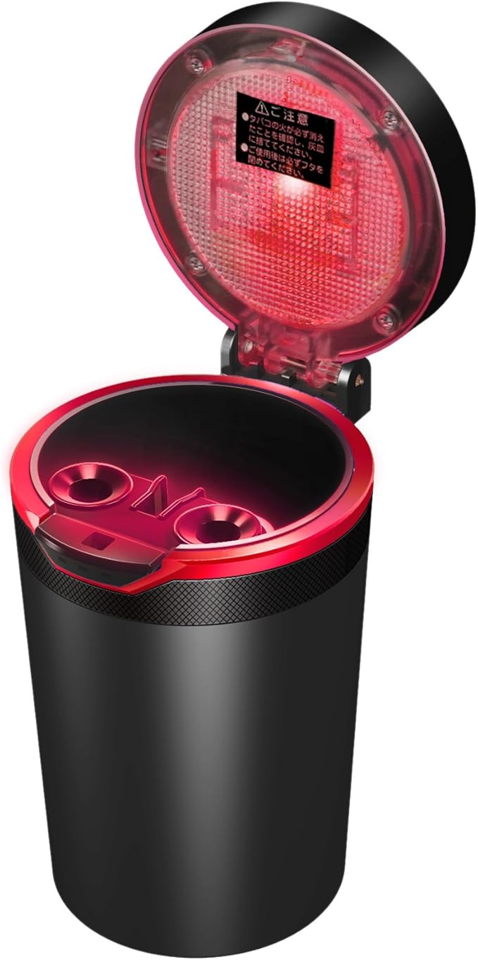 オリジナル Mr 星光産業 灰皿 車用 ソーラーライトアッシュ ドリンクホルダー型 ブラック 灰すて簡単 Led付き Ed 7 Qdtek Vn