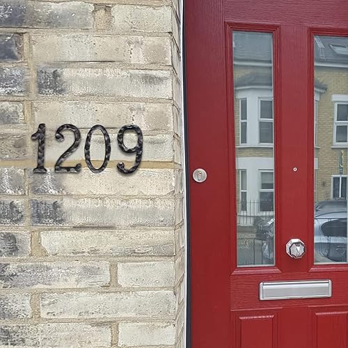 Miniatura 12 de NACH - Números de casa rústicos de hierro fundido