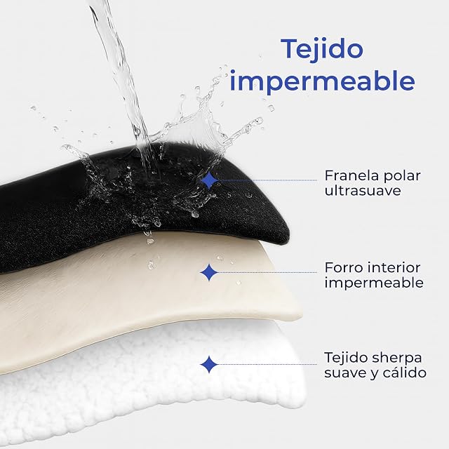 Foto 2 de 8 de Dreamzie - Manta Impermeable Perro y Gato Suave - 100x120 cm - Negro