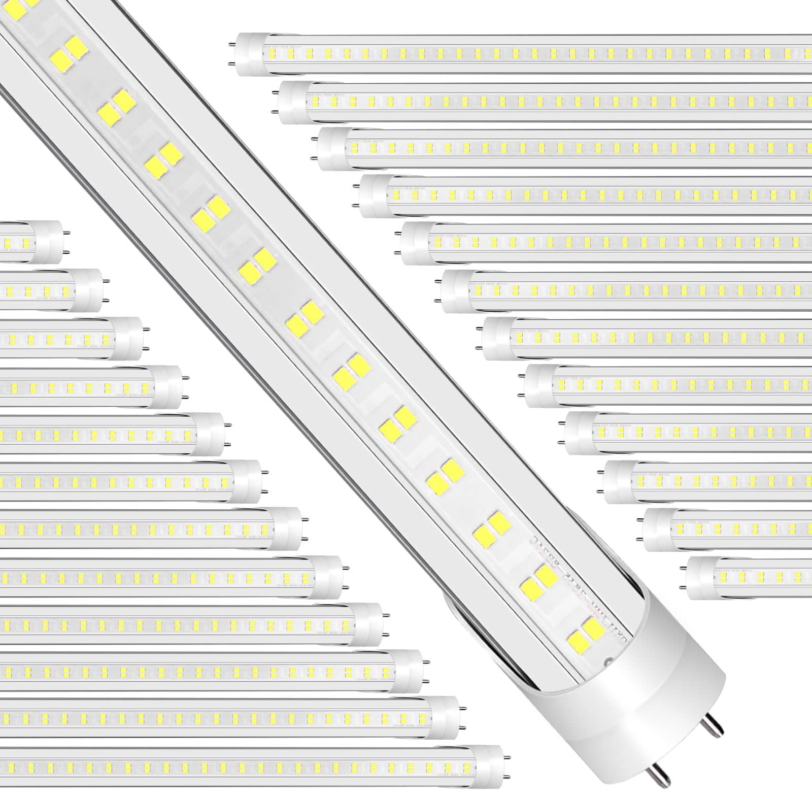 28w Led Tube Light Bulb 4ft, 3360 Lumens, Cold White 6000K, Ballast