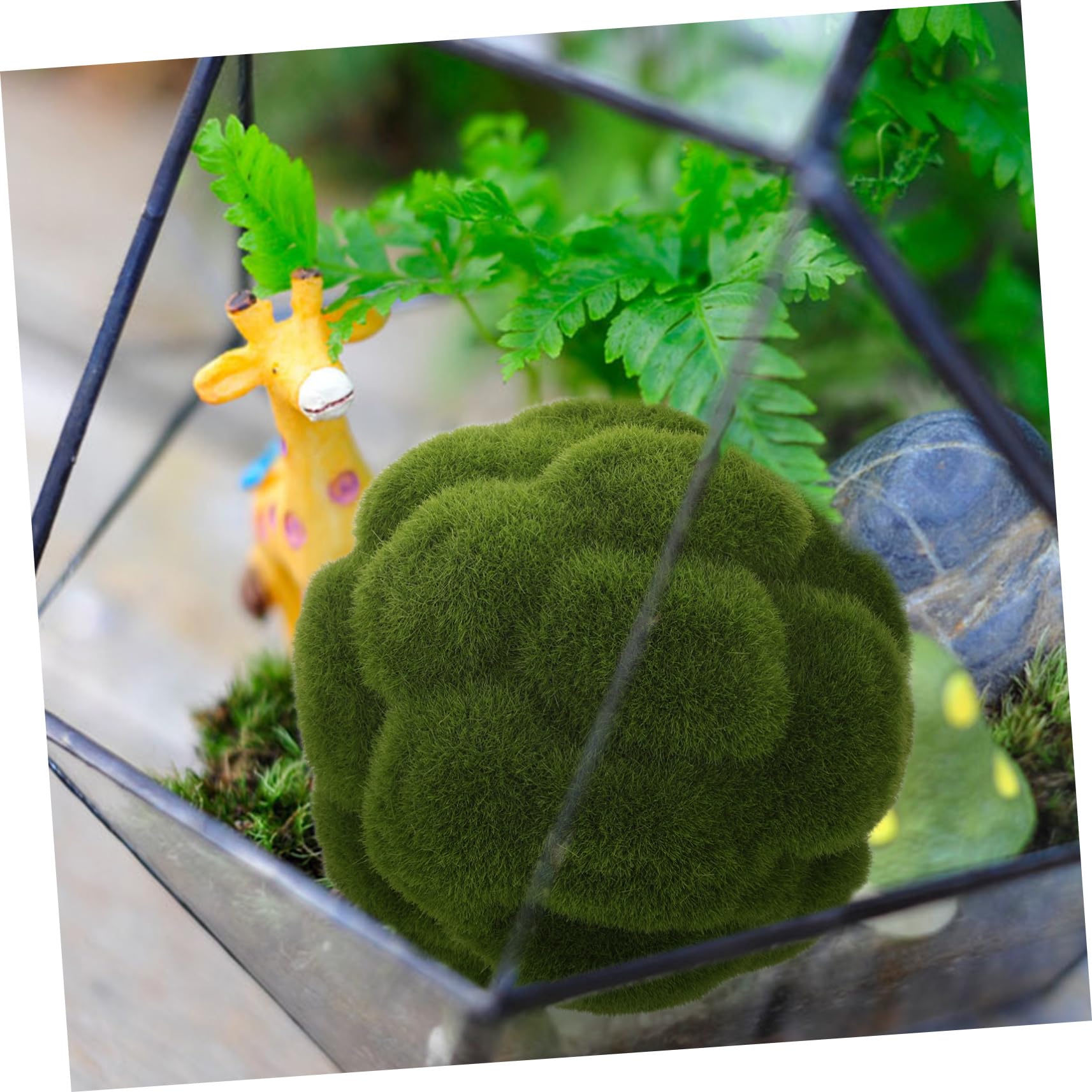 Cabilock 6stücke Künstliche Moosbälle Dekorative Und Deckenhänger Für Hochzeiten Partys Und Gartenarrangements Und Wetterfest