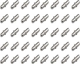 JUTOSU 棚ダボ 棚受ダボ 5mm×16mm 40本入 ダボ ダボマーカー シェルフサポートピンセット 差し込みタイプ金属製 棚受け 家具固定 棚板を支えるパーツ