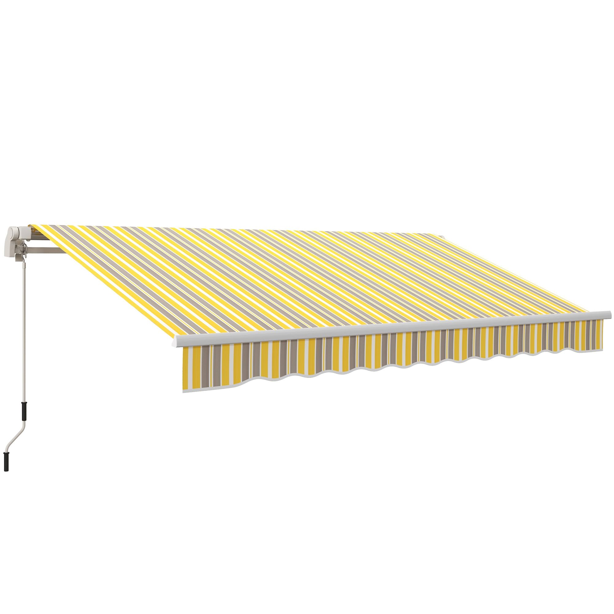 Outsunny 12 x 10 Retractable Awning