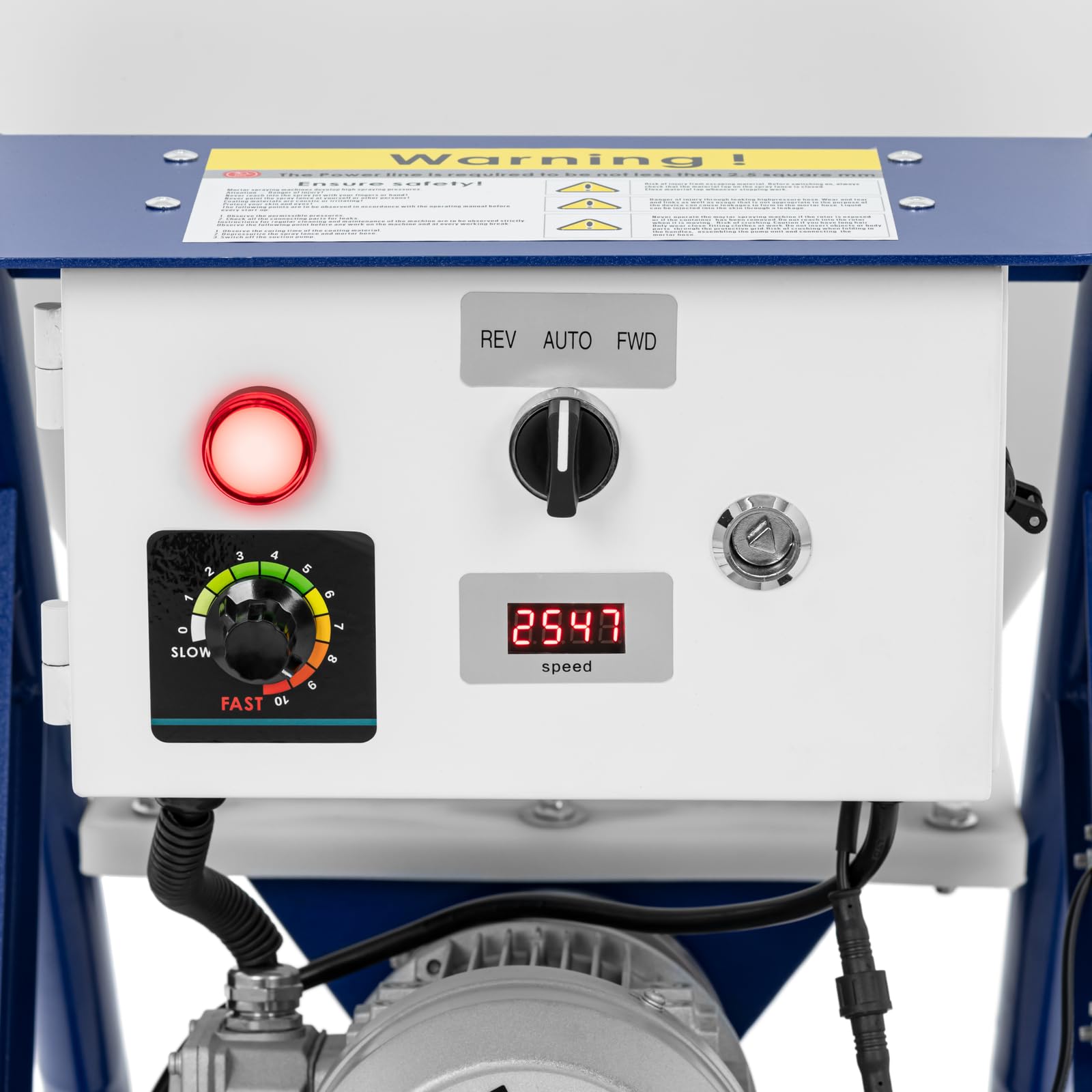 MSW Verputzmaschine 30 bar 40 L 15 l/min 2200 W Putzmaschine Putzgerät Spritzputzmaschine Putzwerfer