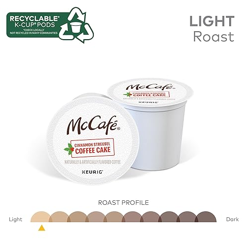 Miniatura 105 de McCafe Café de almendras y caramelo, cápsulas Keurig de una sola porción K-Cup de 72