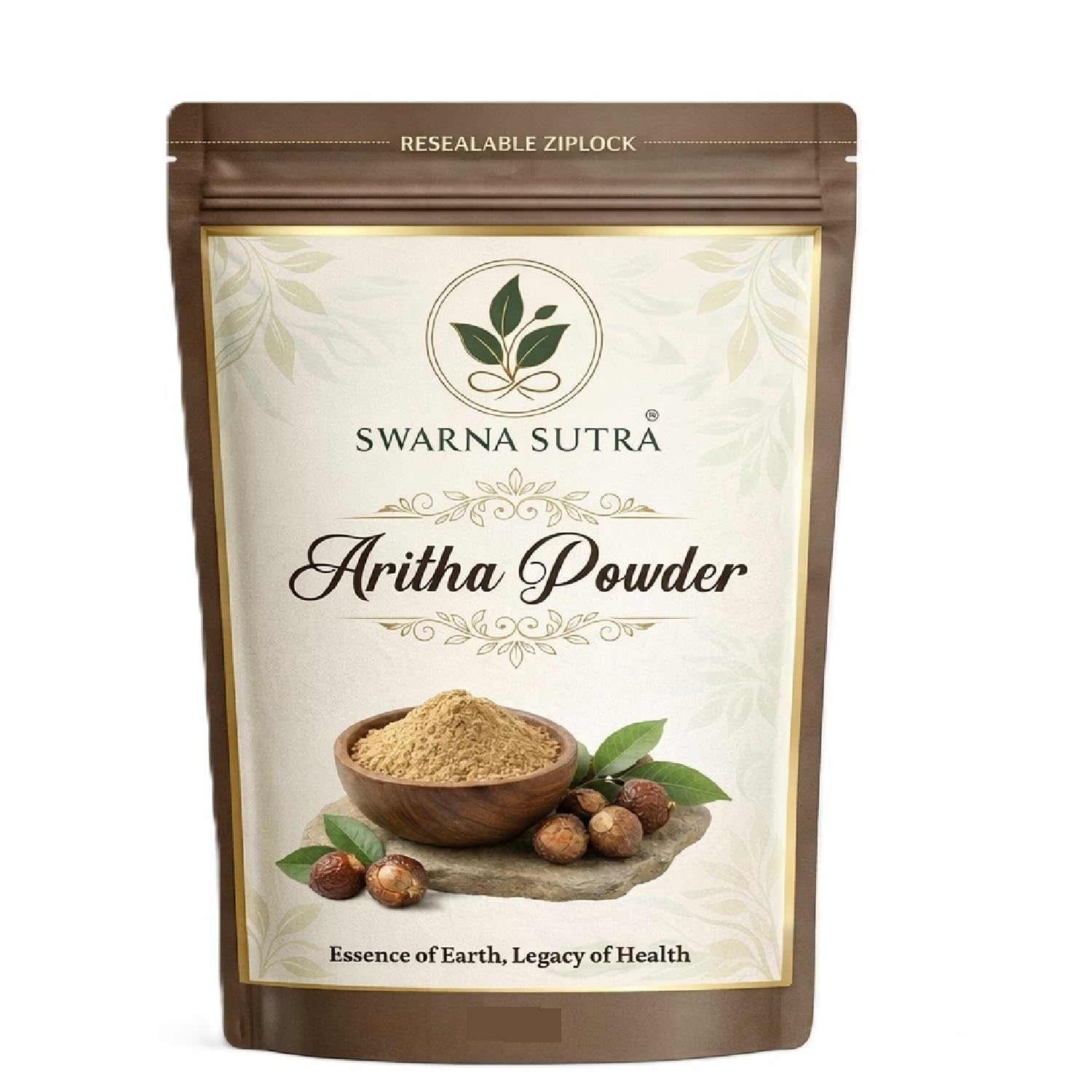 Swar na Sutra Aritha Powder (Reetha/Soapnut) for Hair & Skin Care | 100% Pure & Natural Herbal | Chemical-Free | For Skin care,Hair Care, Dandruff Care & Glowing Skin – 100g-image-13