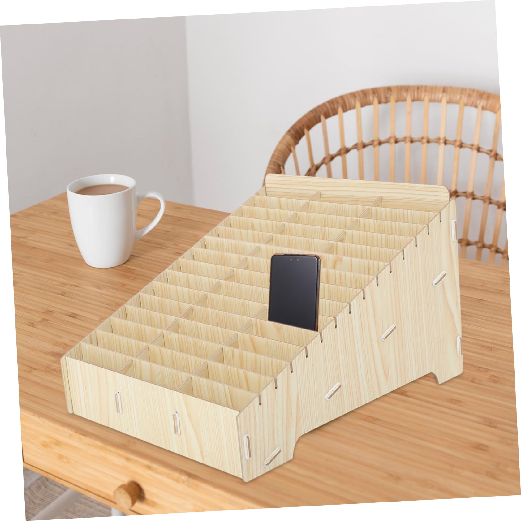 Scatola Organizer per Cellulare Scomparti Telefonini per Ufficio e Scuola Facile Assemblaggio e Portatile