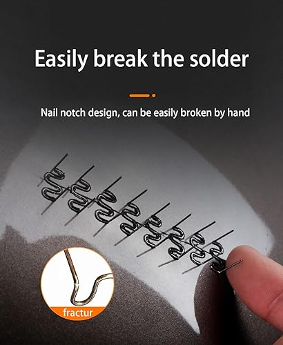 Miniatura 3 de 2 soldadores de plástico, 1200 grapas, 40 varillas de por vida, kit de soldadura de plástico 5 en 1, cinta de papel de lija, soporte de malla de