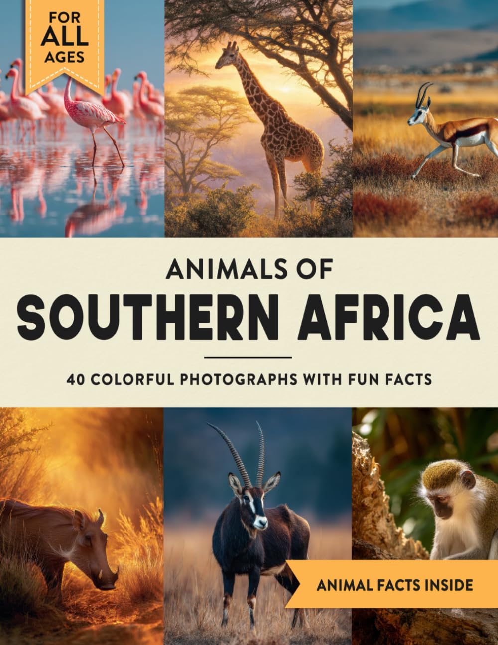 Animals of Southern Africa: A Wildlife Picture Book With Fun Facts Including Victoria Falls and Cape Town For Kids & Adults