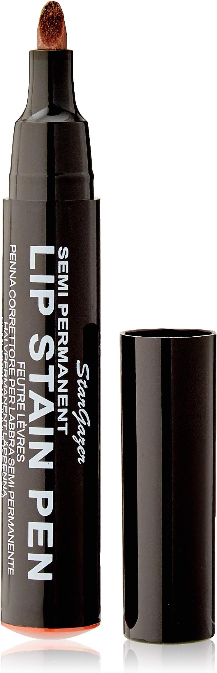 Stargazer Semi-permanent lip stain pen 8. Up to 12-hour creamy matte lip colour with a reversible nib.