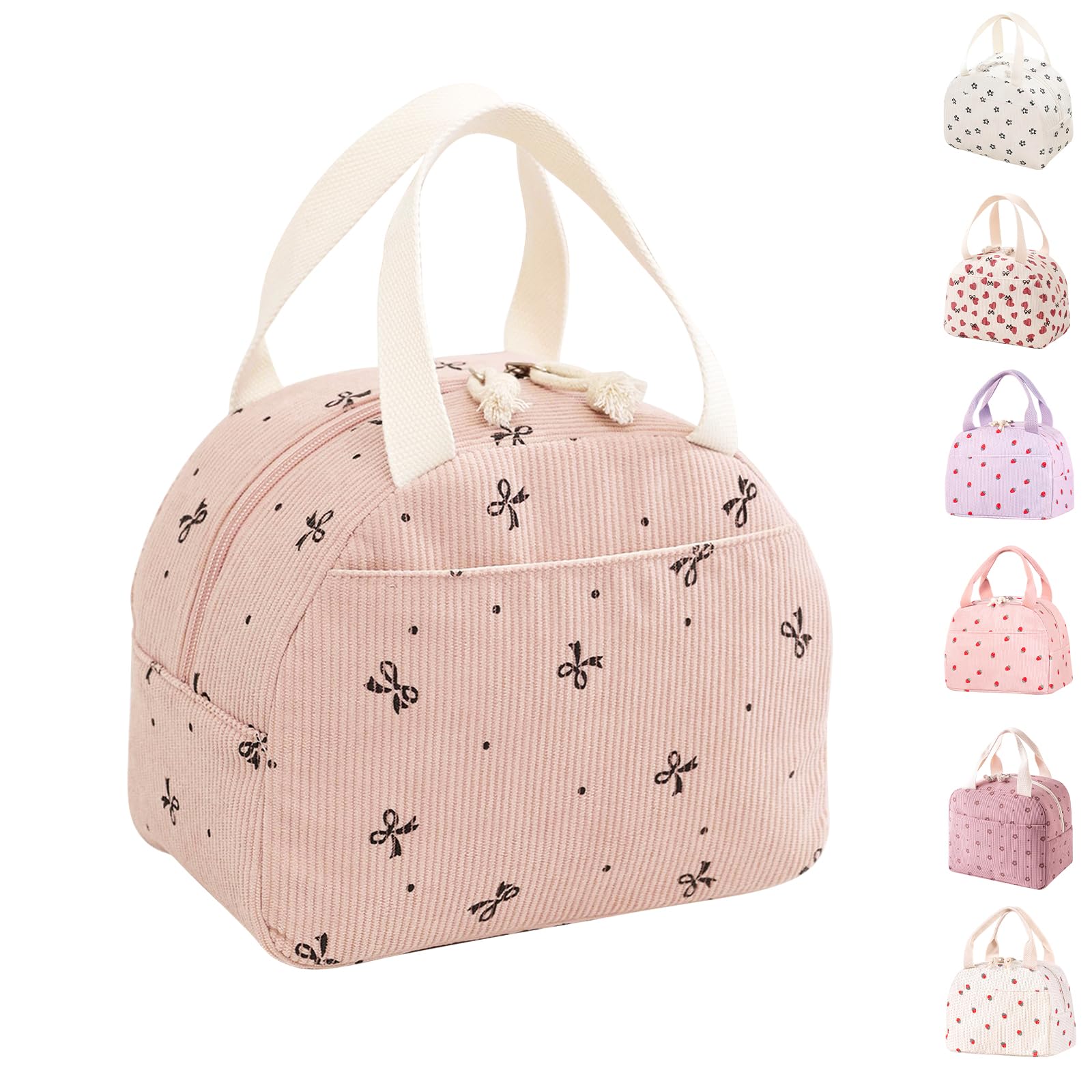 Lunch Bags for Women Insulated Cooler Lunch Bag Adults Kids Packed Lunch Box Tote Bag Cute Girls Ladies Lunch Bags for Work School Picnic Travel Beach Gifts for Women Her Wife Preppy Stuff — image 1