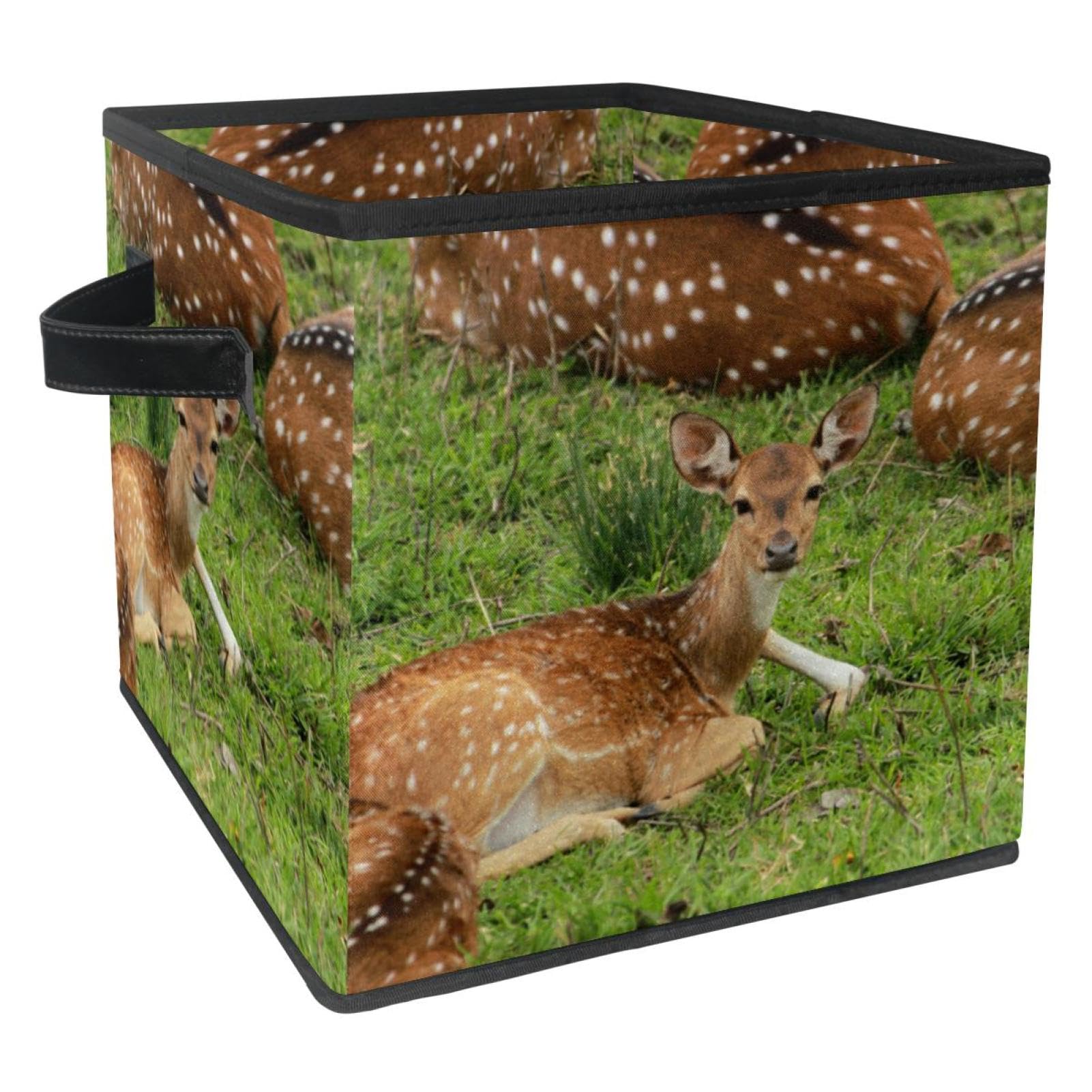 Boîte de rangement pliable tissu cube pour organiser les jouets enfants