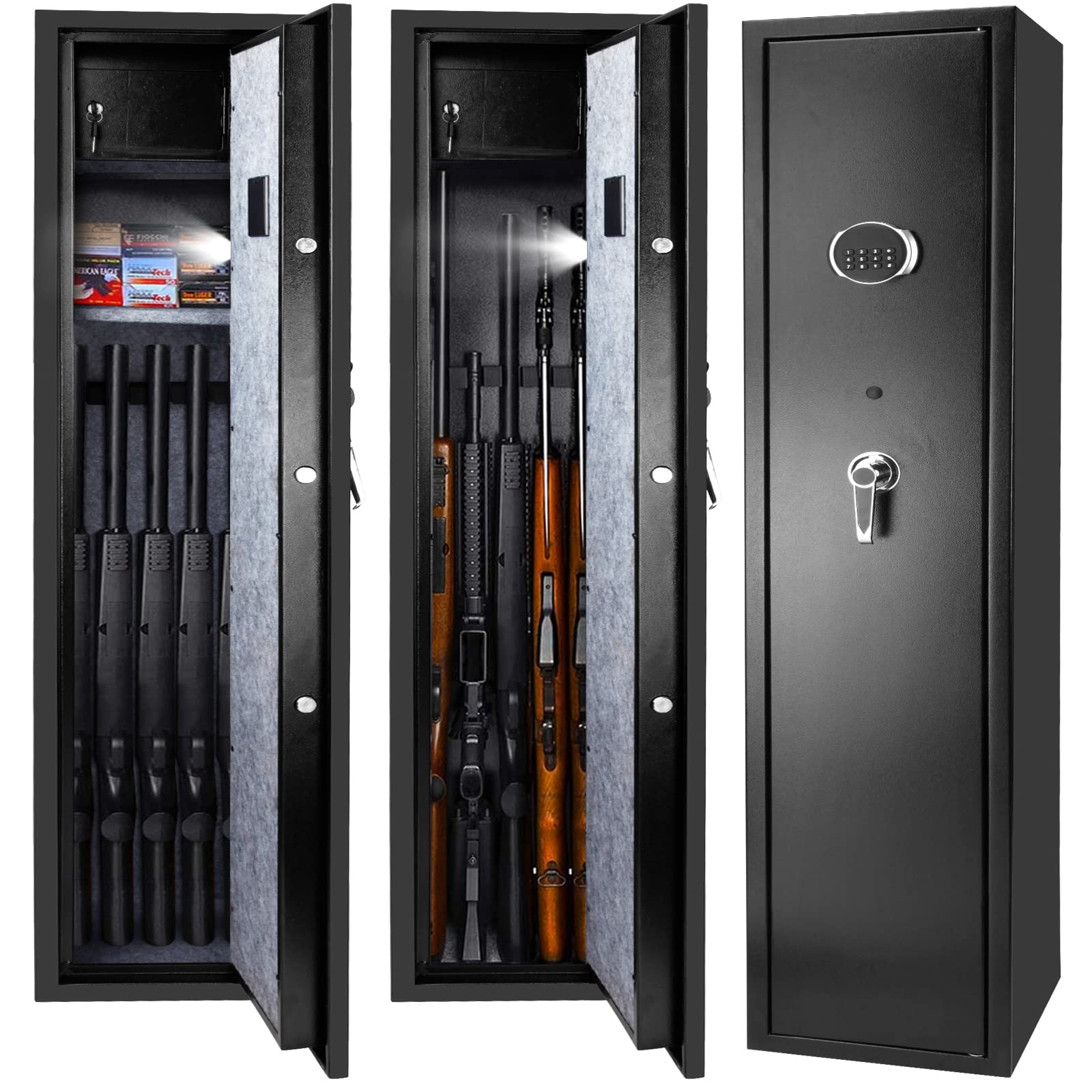 Buy Riddost Rifle Safe, Gun Safes for Home Rifle and Pistols, Quick