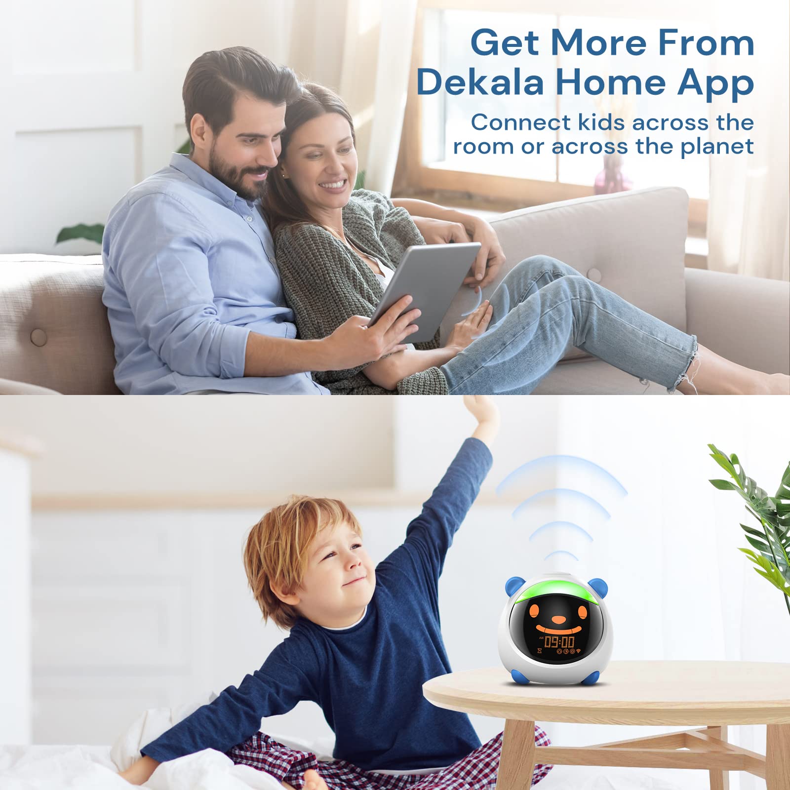 Despertador Infantil Dekala Con Pantalla IPS Y Temas Interactivos – Sin Pilas