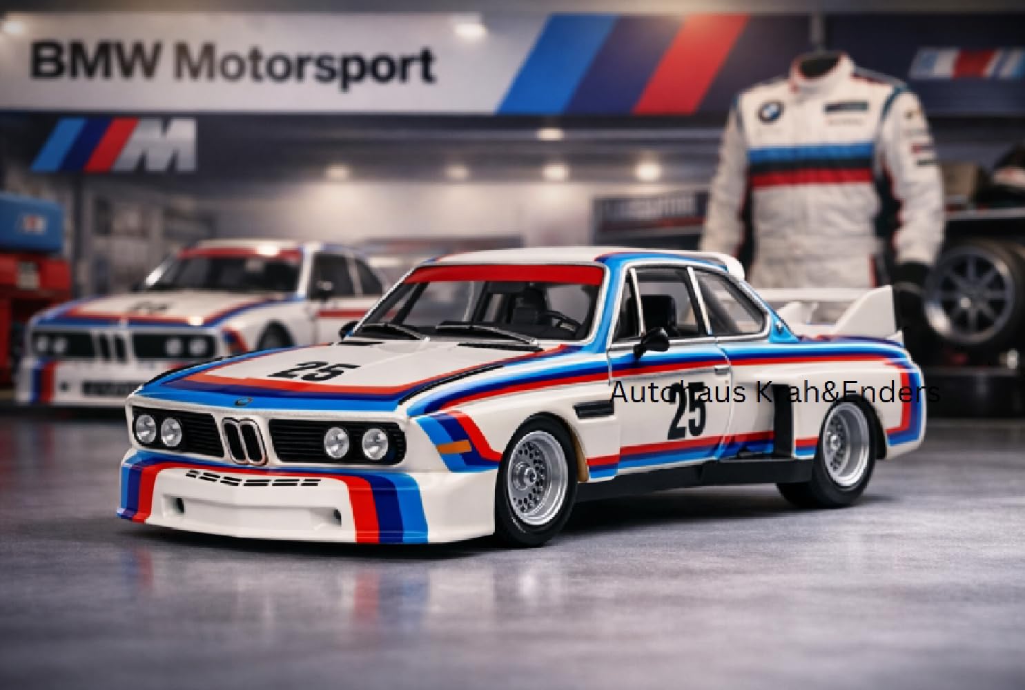 BMW 3.0 CSL 1:64 Miniatur Modellauto Modellfahrzeug Miniaturauto Sammlermodell Miniaturmodelle Auto