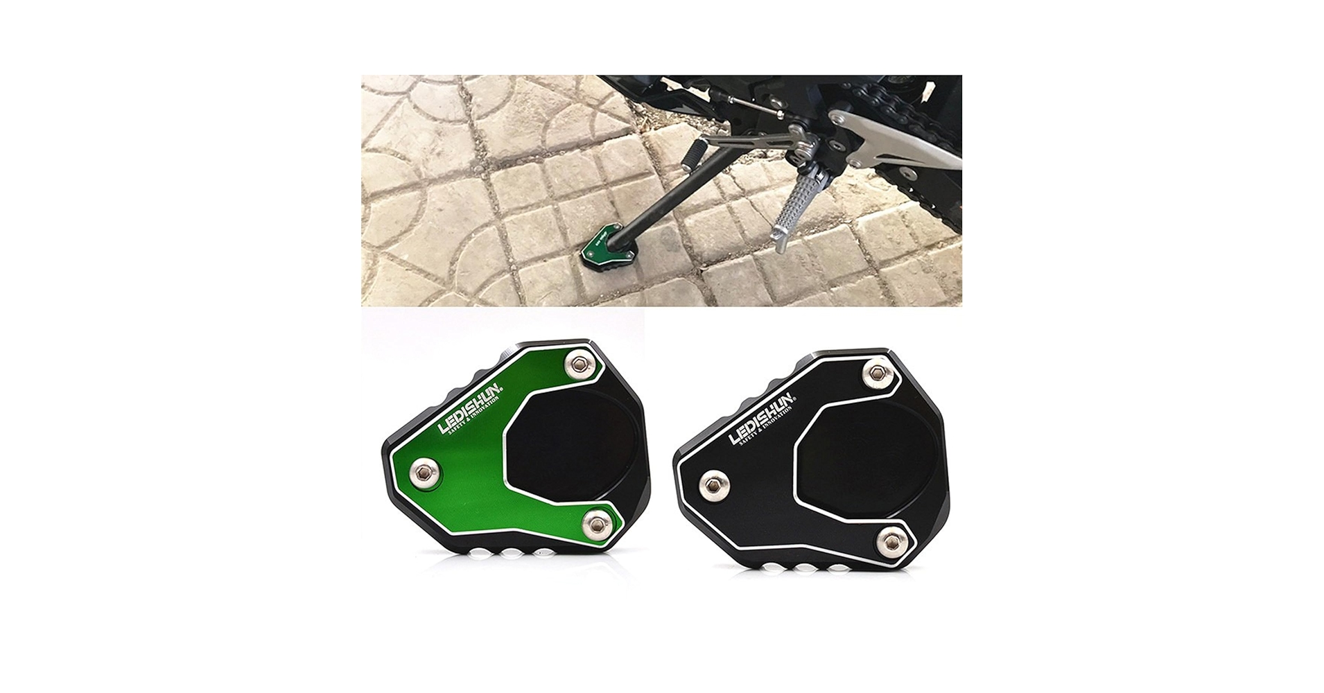 全日プレート サイドスタンド プレート カワサキ用 ZX-25R Z250 ニンジャ250