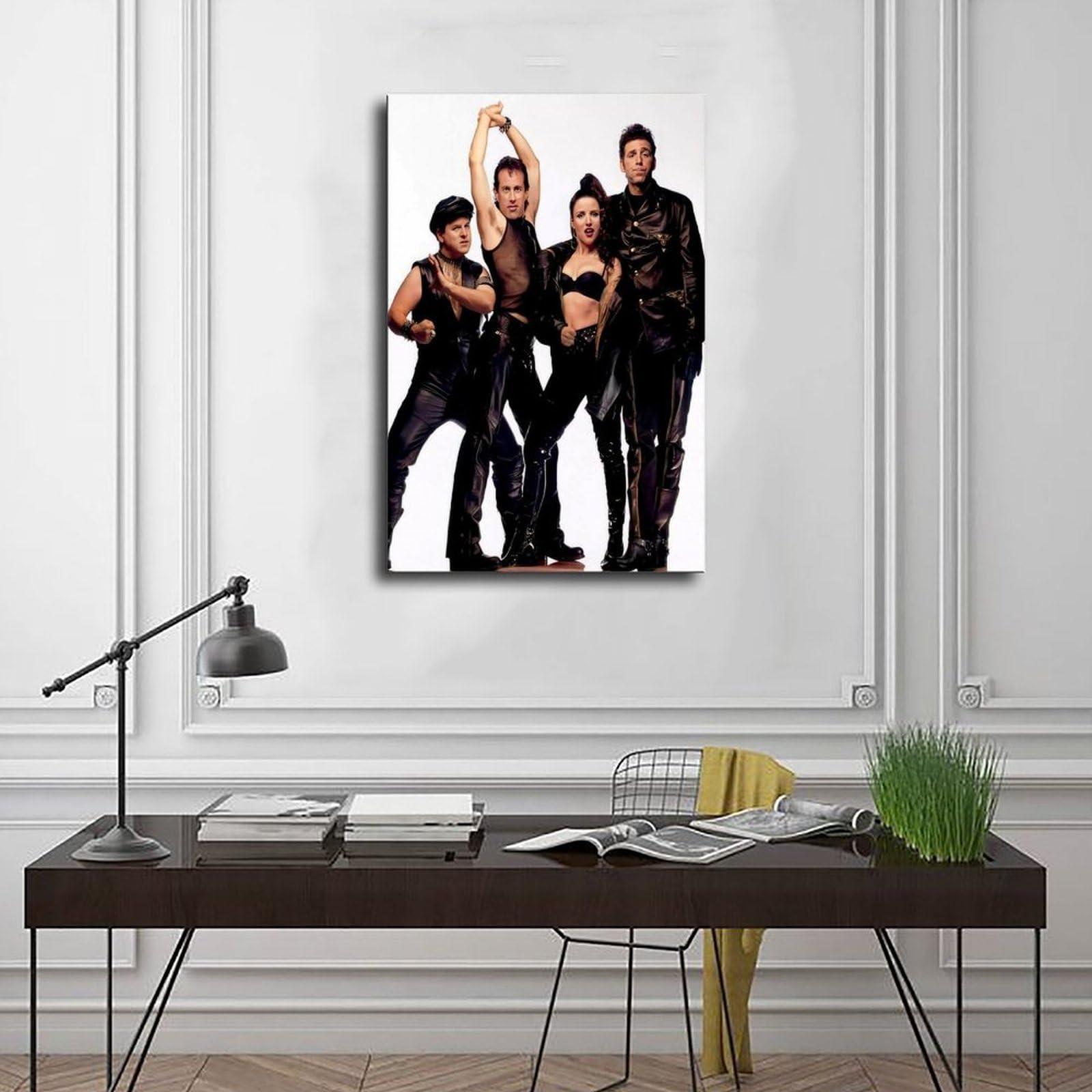 HGKLBG Esclusivo poster su tela della serie Art Sitcom Seinfeld, decorazione per camera da letto, idea regalo