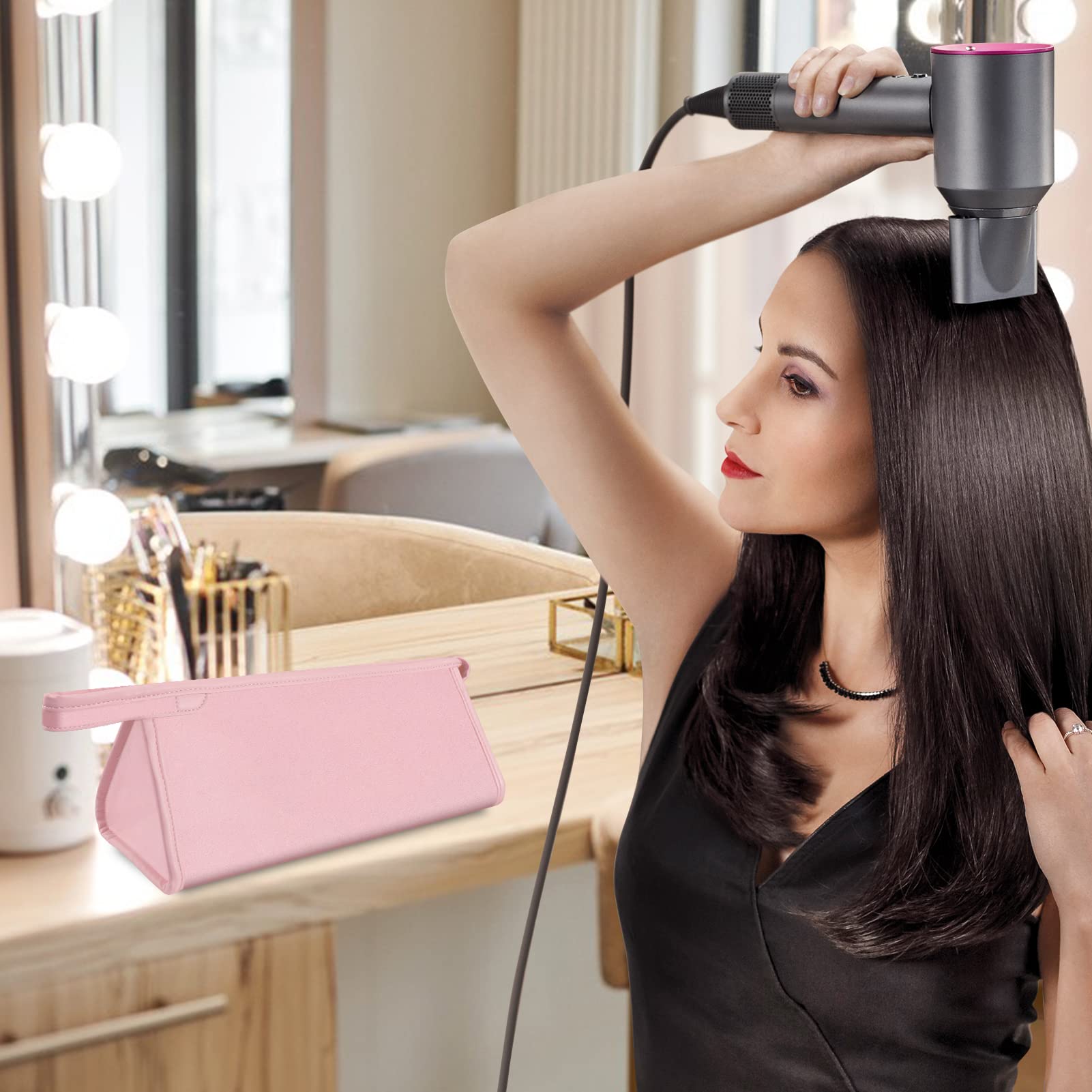 Etui Podróżne do Dyson Airwrap Styler/Shark Flexstyle, Przenośna Torba do Suszarki Dyson Supersonic, Wodoodporna, Odporna na Zarysowania, Pyłoszczelna i Wstrząsy