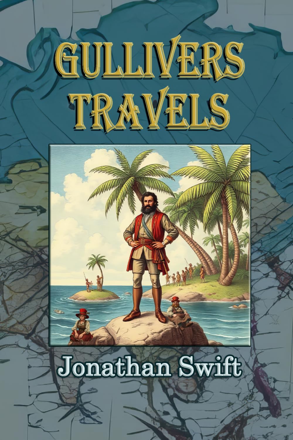 Gulliver's Travels: A Great Literature Classic from the Golden Age of Satire. Large Print Edition