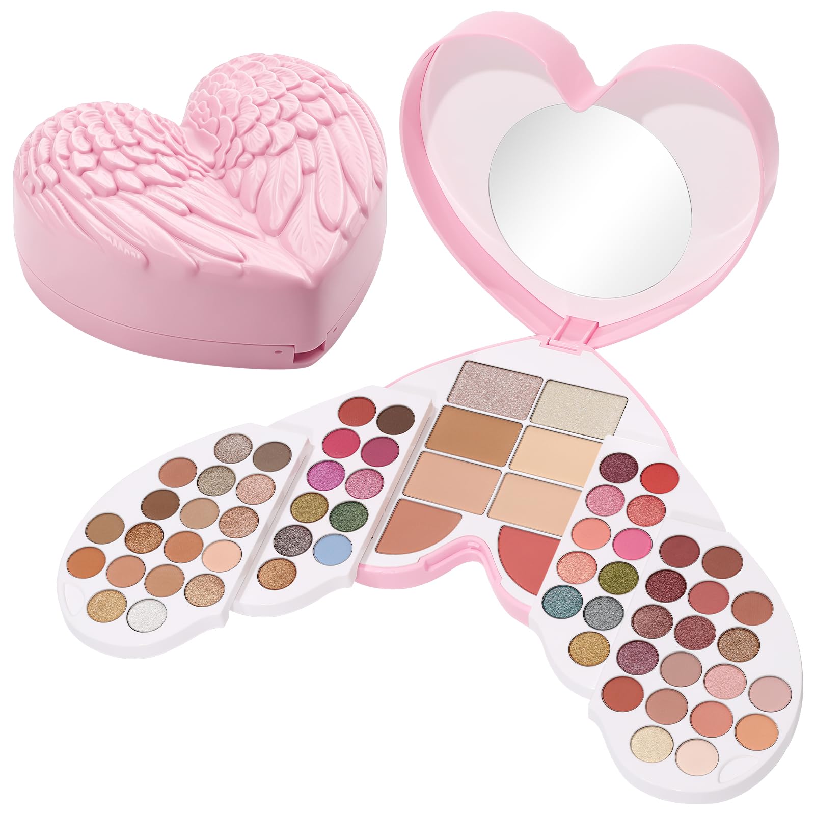 Makeup Kit for Women Full Kit,Professional Makeup Pallet Gift Set for Teens Pink
