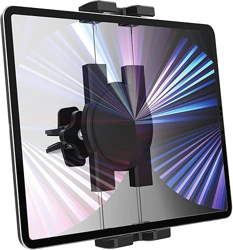 Soporte de tableta de ventilación para automóvil súper estable y duradero Soporte para tableta de ventilación de automóvil, potente clip de